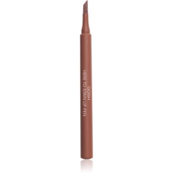 GOSH COPENHAGEN Here To Stain Lip Pen repara buzele pentru un efect de lunga durata - imagine 2